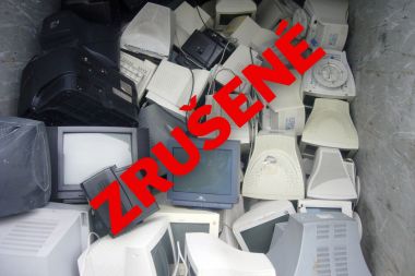Oznam o zrušení zvozu elektro - odpadu.